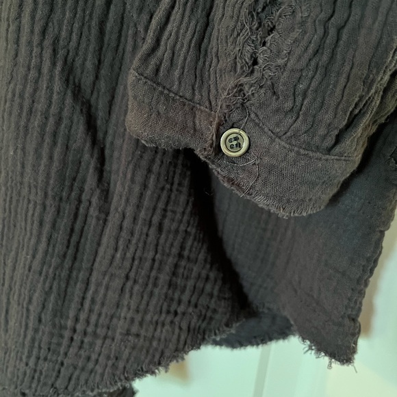 Long Sleeve Cotton Dress with Pockets. Size Small. - Picture 4 of 11